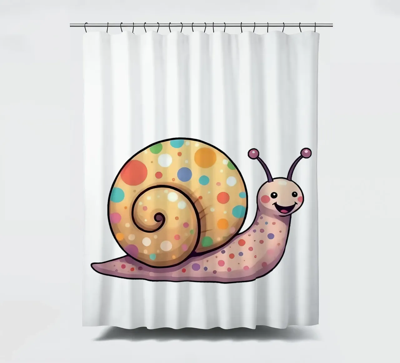 Lumaca_1a tenda da doccia da Tierisch bunt by LK
