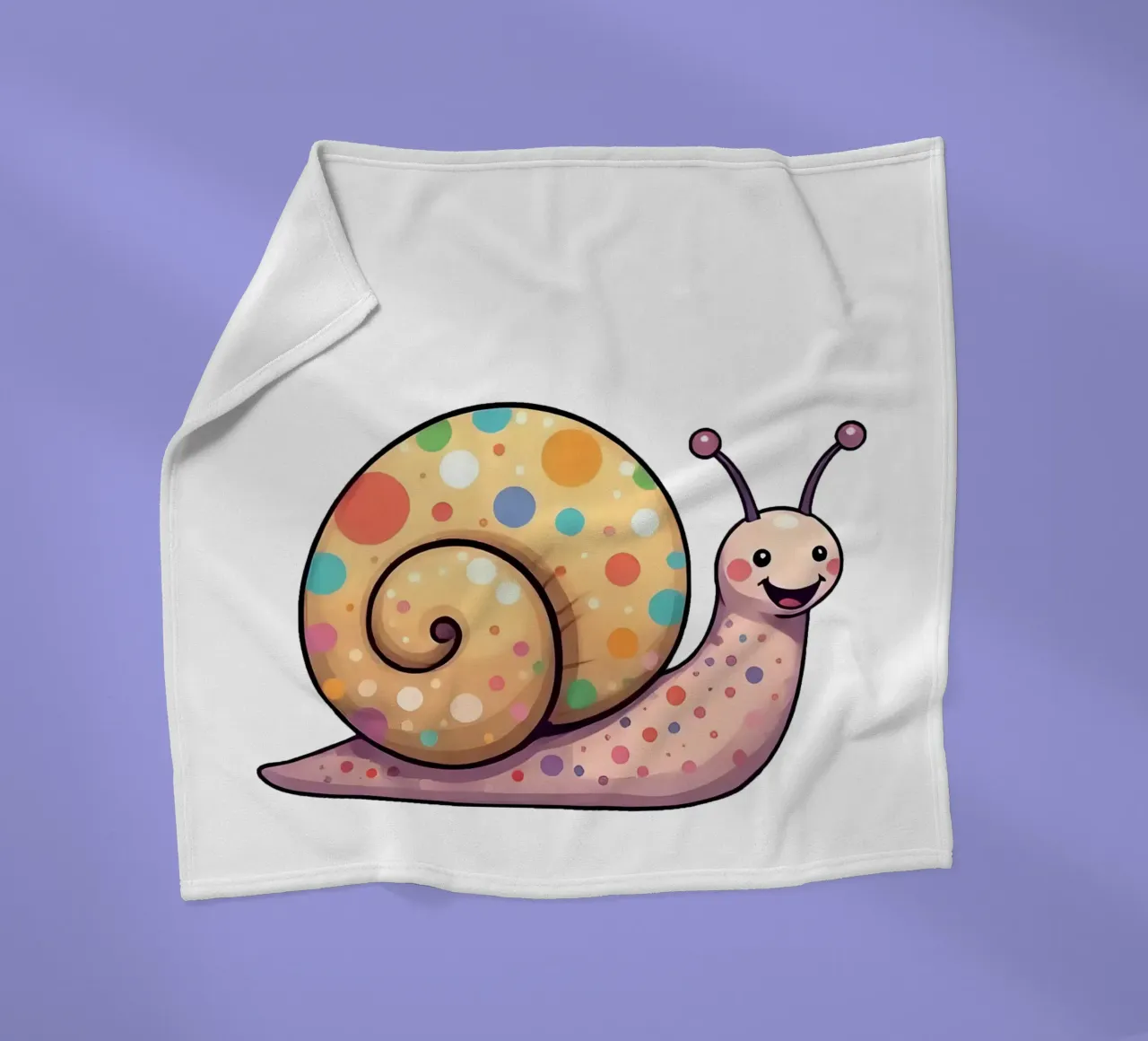 Lumaca_1a coperta in pile da Tierisch bunt by LK