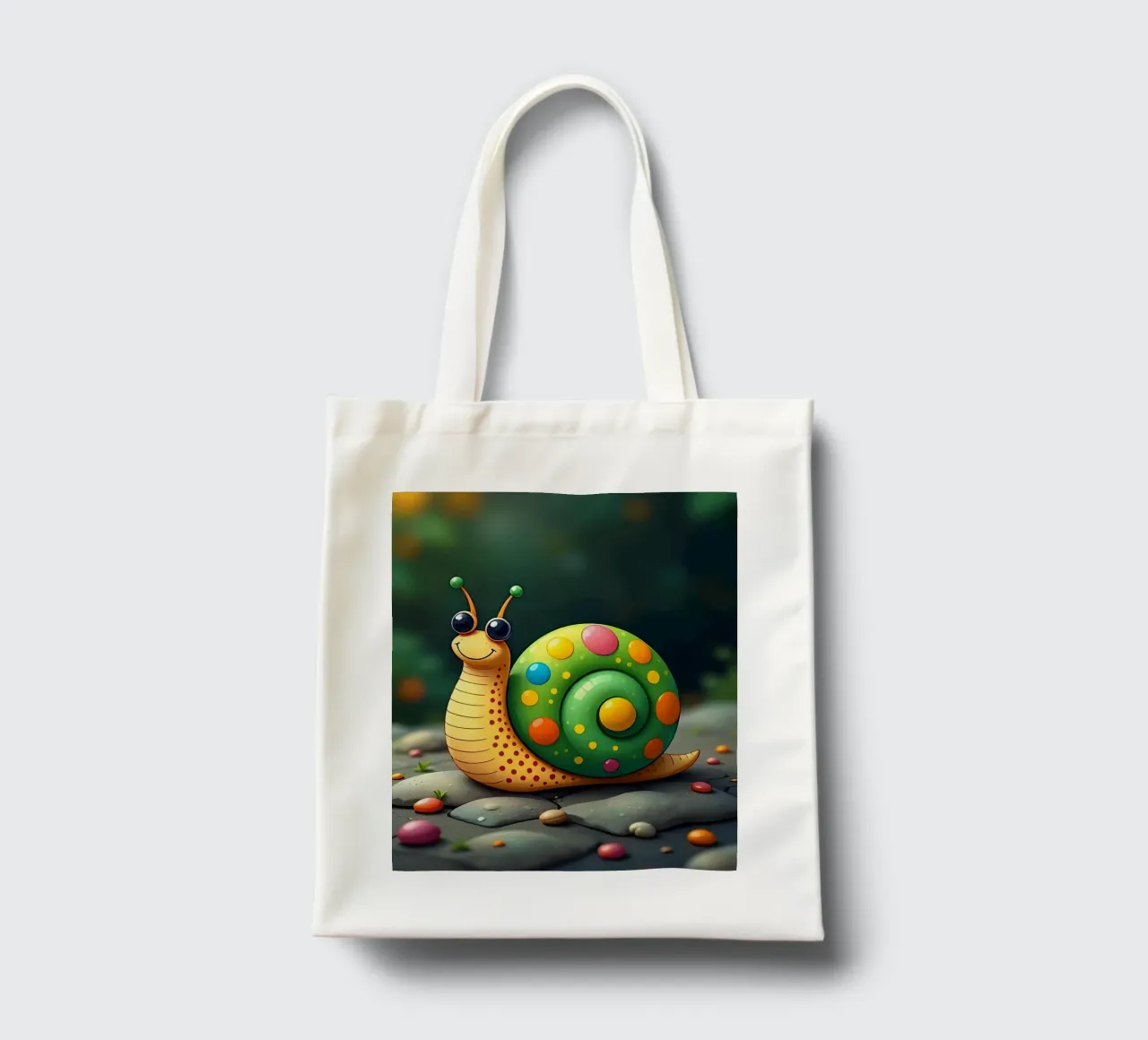 Lumaca_2 borsa in juta da Tierisch bunt by LK
