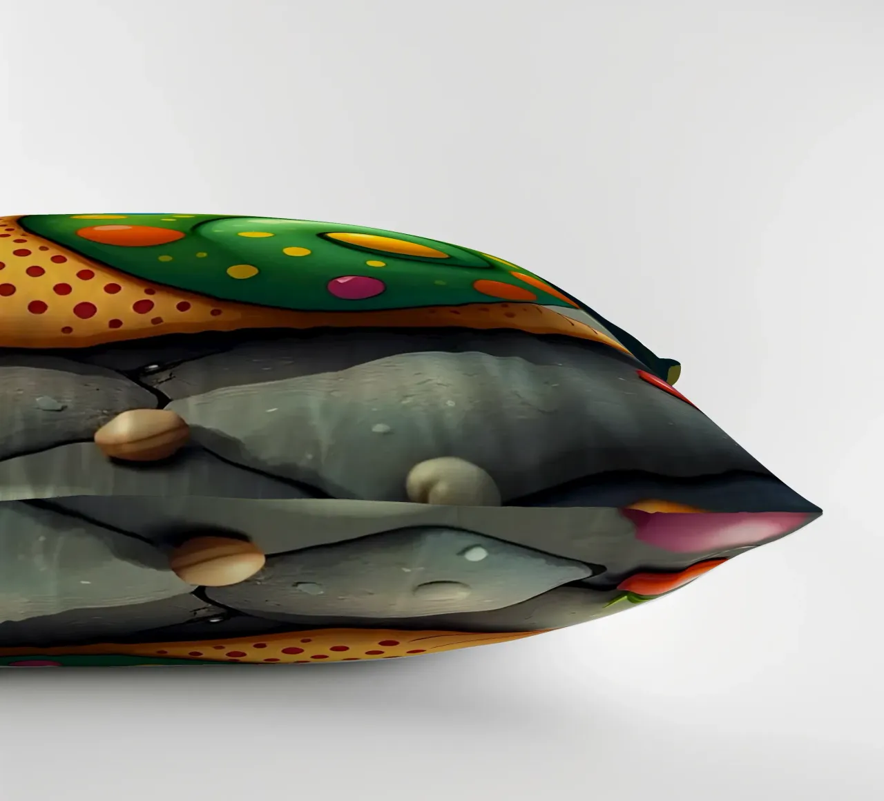 Lumaca_2 cuscino da Tierisch bunt by LK