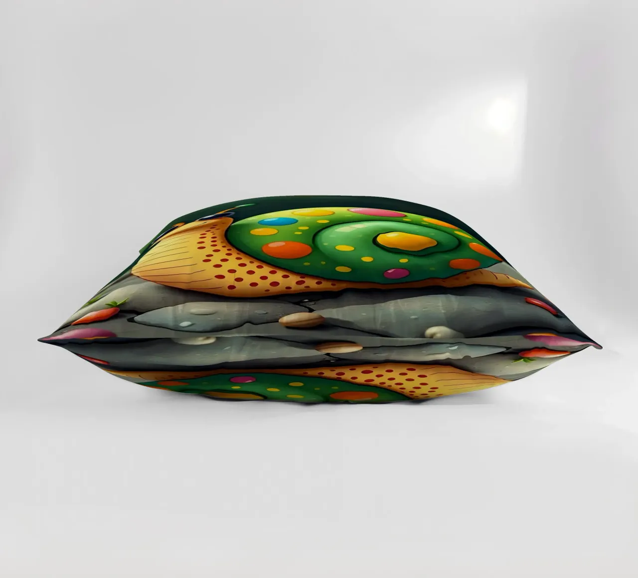 Lumaca_2 cuscino da Tierisch bunt by LK