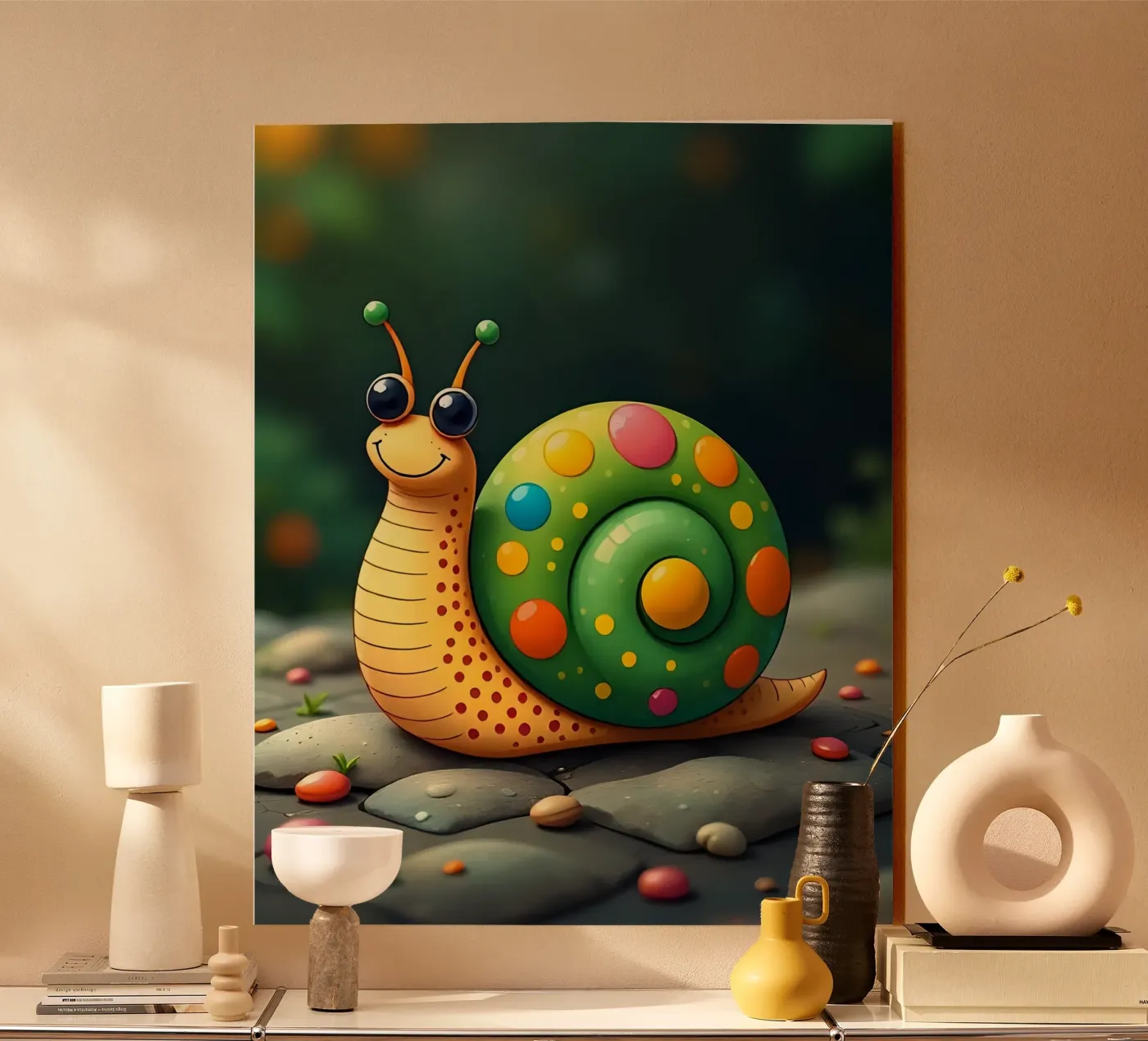 Snail_2 acrylic glass by Tierisch bunt by LK