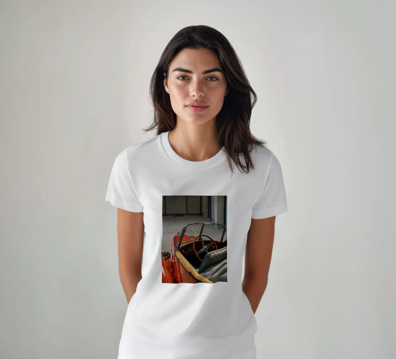 Auto d'epoca rossa t-shirt da CAR EDITION