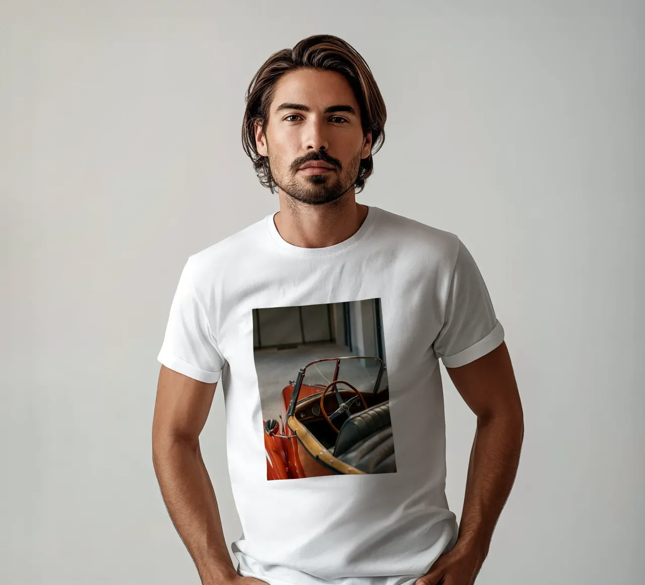 Auto d'epoca rossa t-shirt da CAR EDITION
