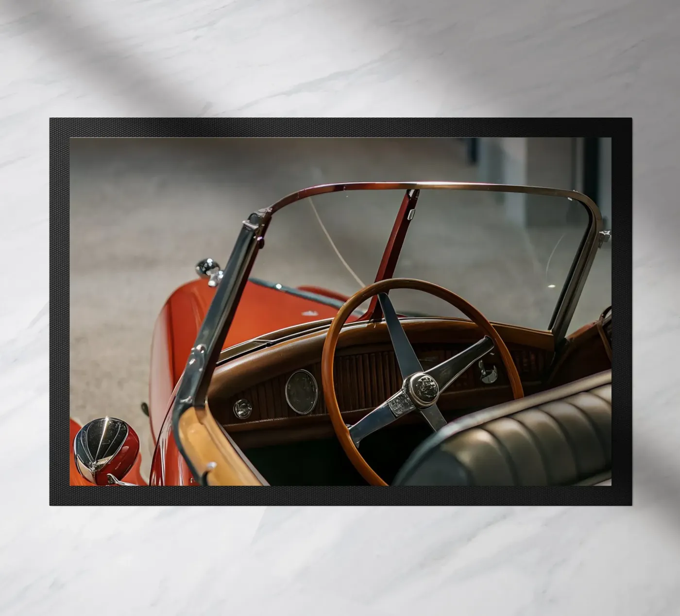 Red Classic Car Fußmatte von CAR EDITION