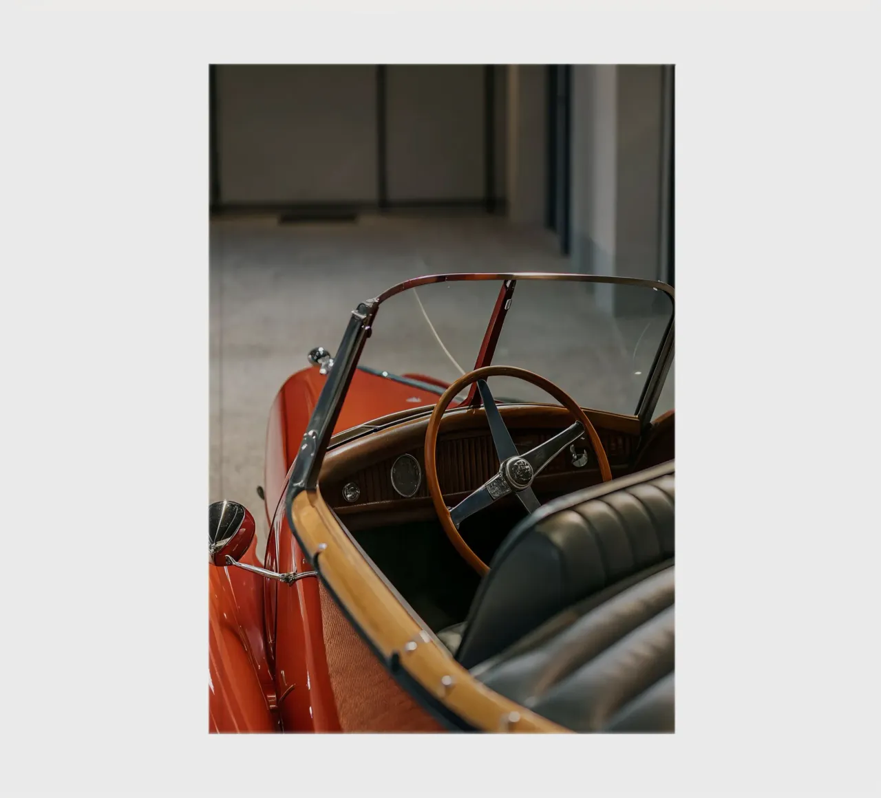 Red Classic Car notebook by CAR EDITION