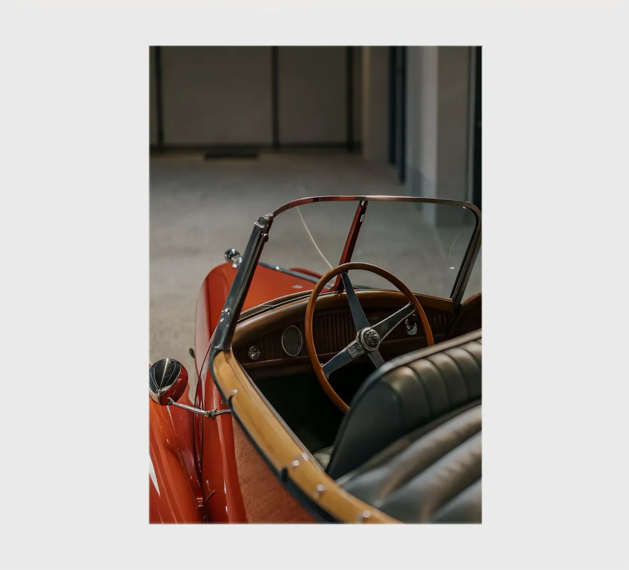 Red Classic Car notebook by CAR EDITION