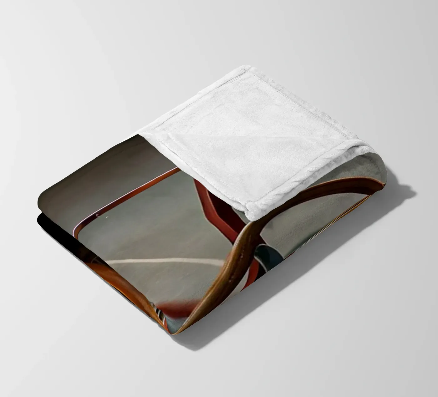 Red Classic Car Fleecedecke von CAR EDITION