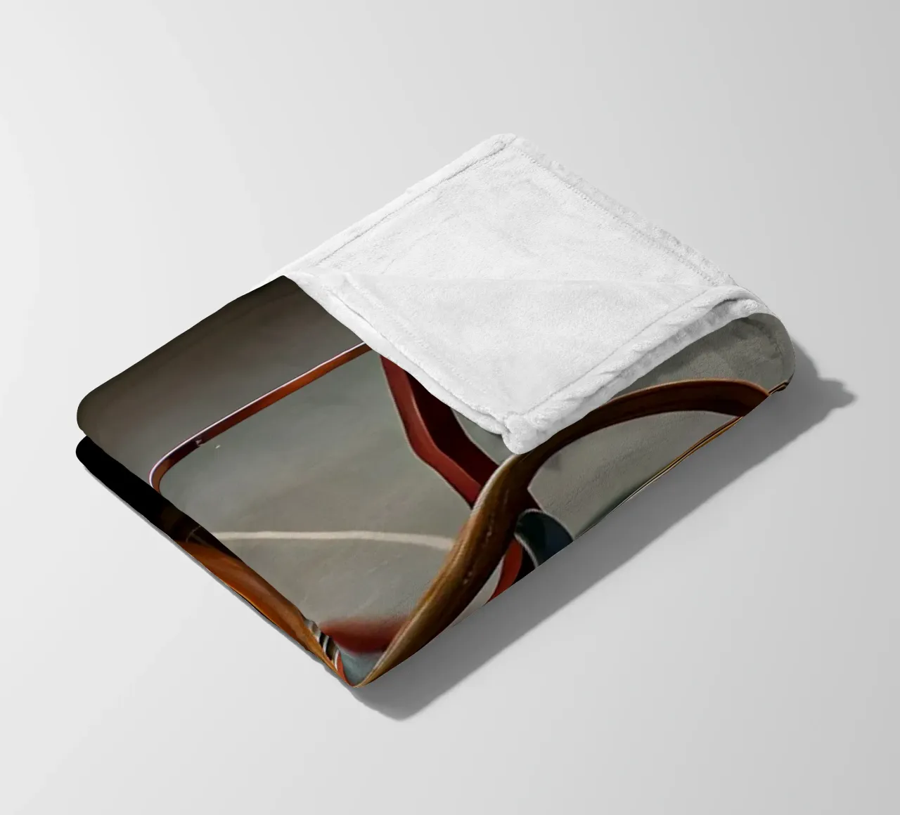 Roter Oldtimer Fleecedecke von CAR EDITION