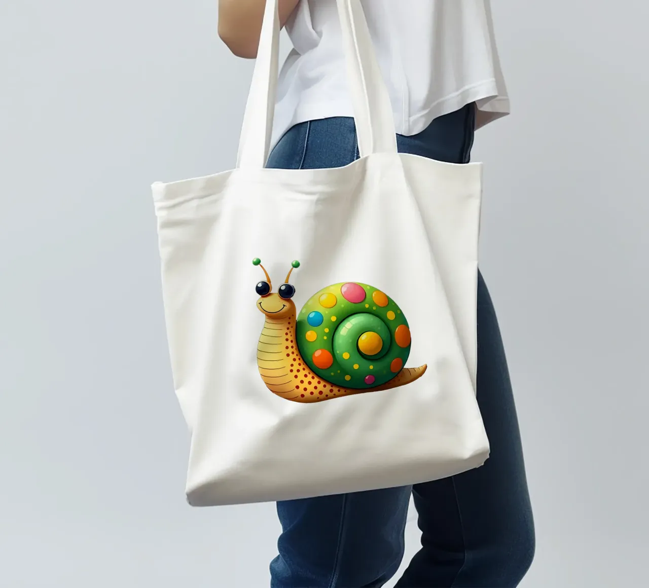 Lumaca_2a borsa in juta da Tierisch bunt by LK