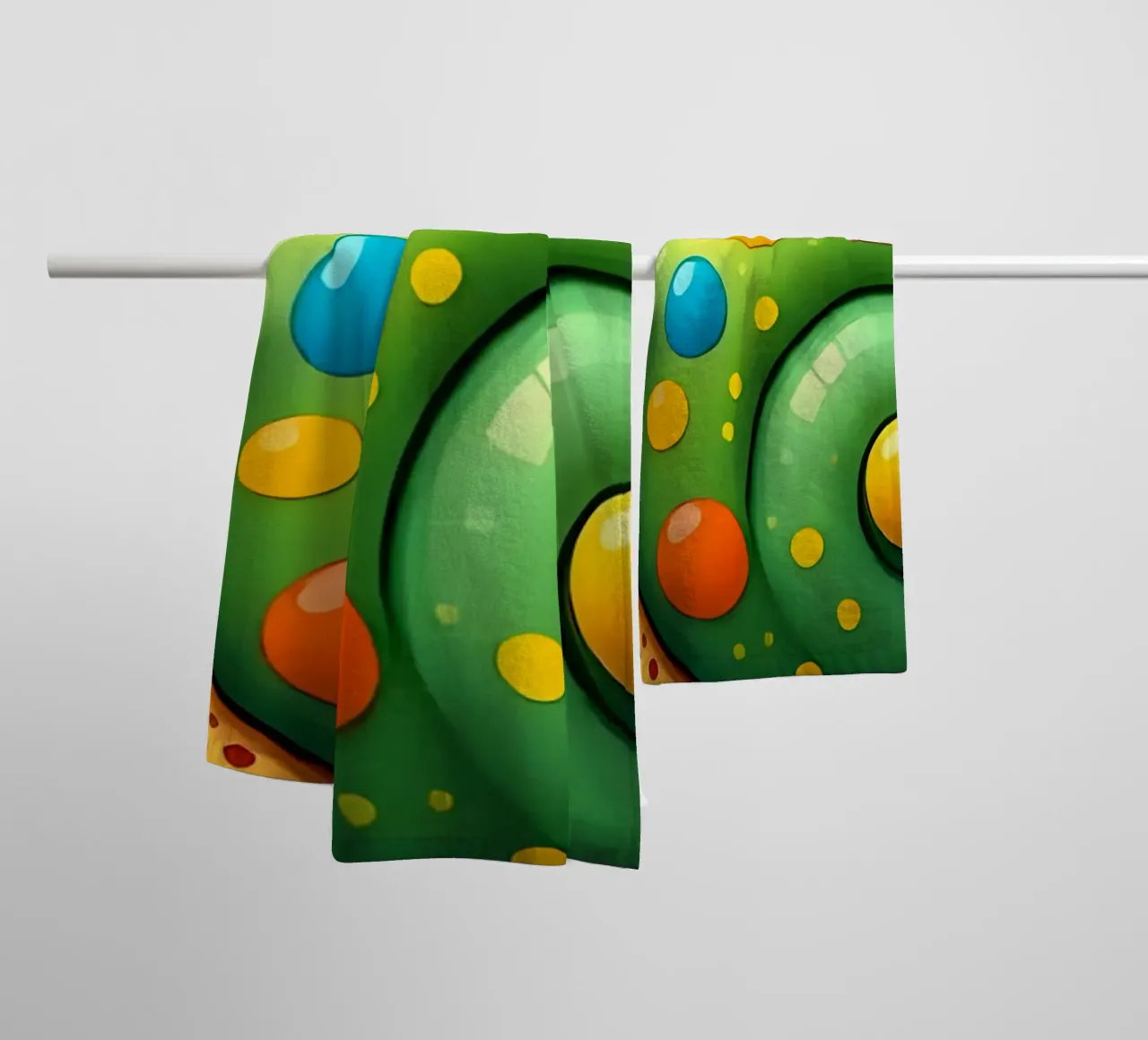 Lumaca_2a asciugamano da bagno da Tierisch bunt by LK
