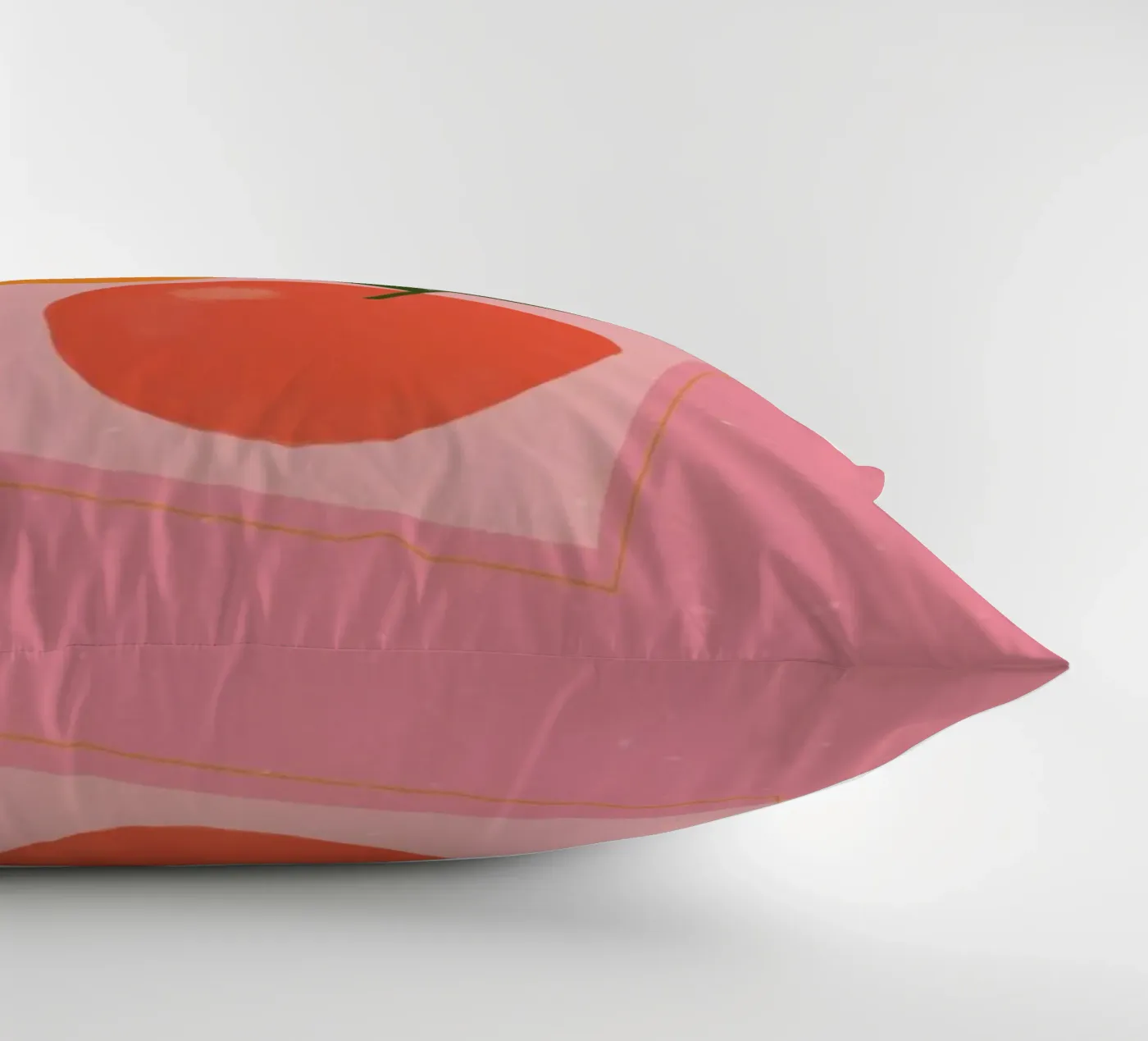 Oranges kussen van Galaxy Eyes