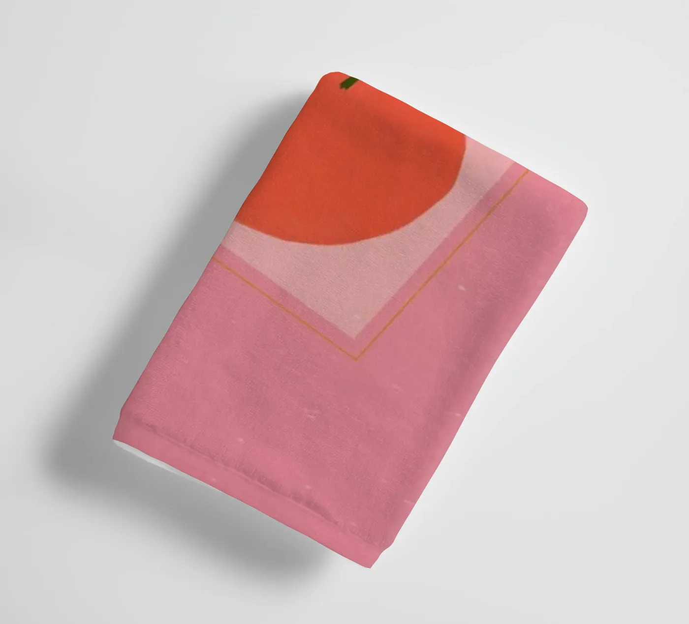 Oranges badhanddoek van Galaxy Eyes