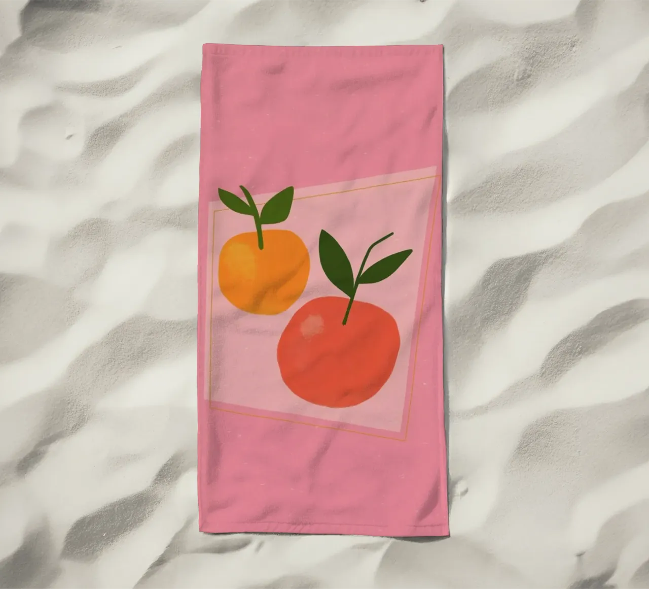 Oranges toalla de playa de Galaxy Eyes