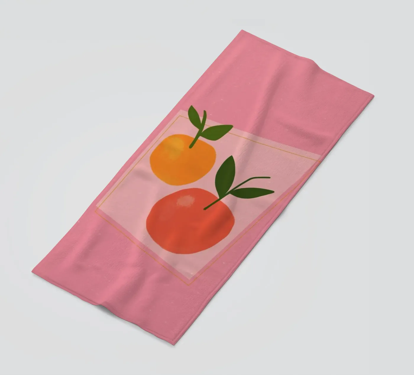 Oranges serviette de plage de Galaxy Eyes
