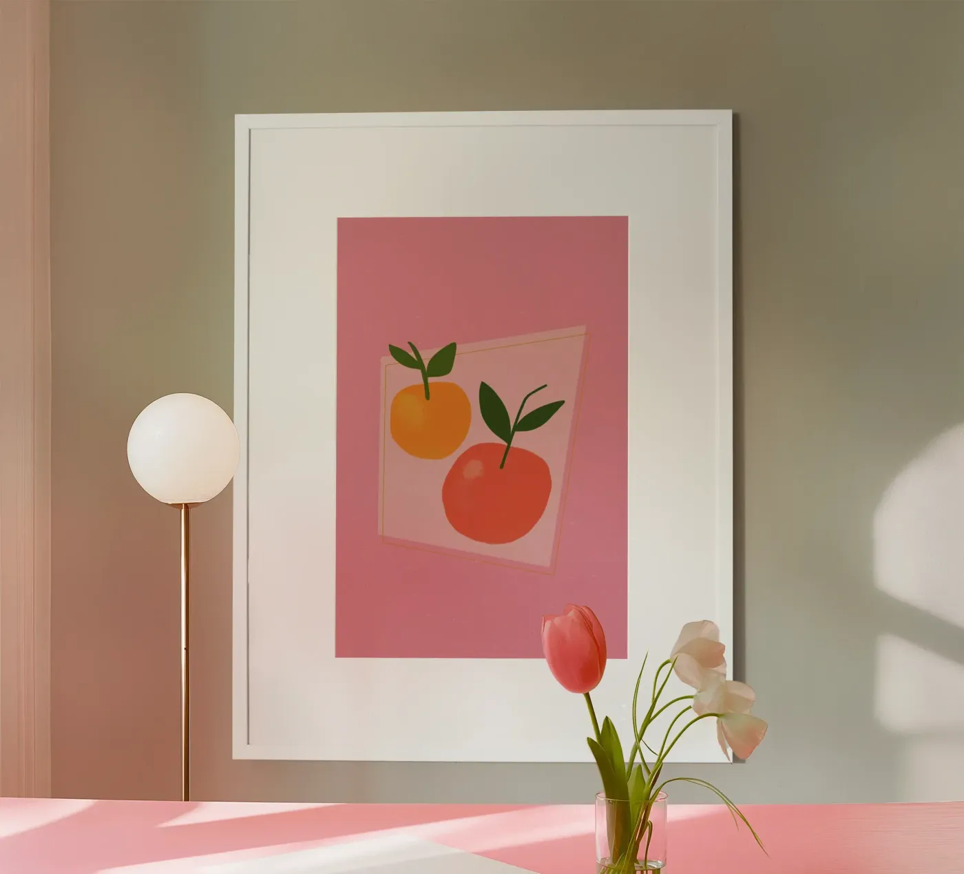 Oranges poster van Galaxy Eyes