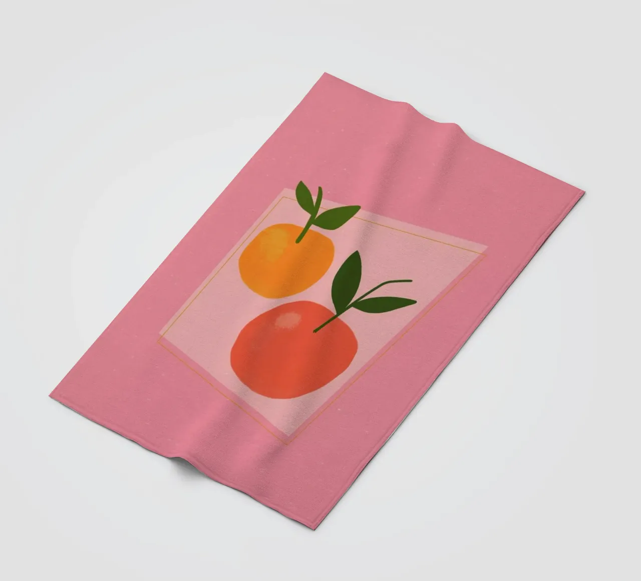 Oranges coperta in pile da Galaxy Eyes