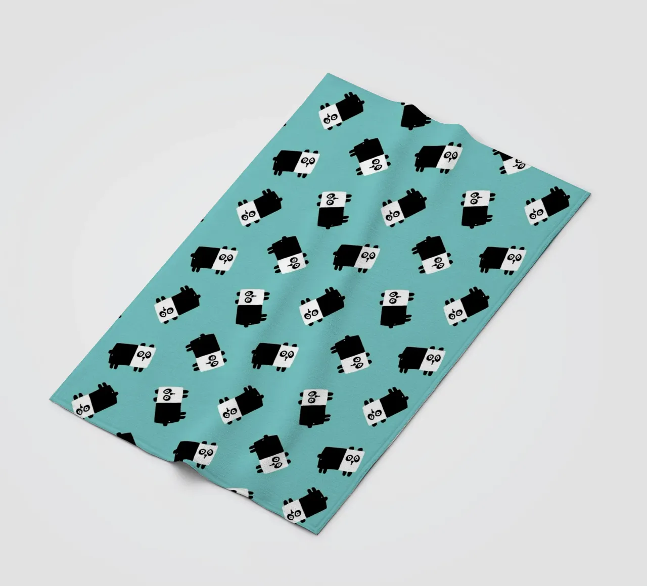 Pandas Fleecedecke von aucontraire