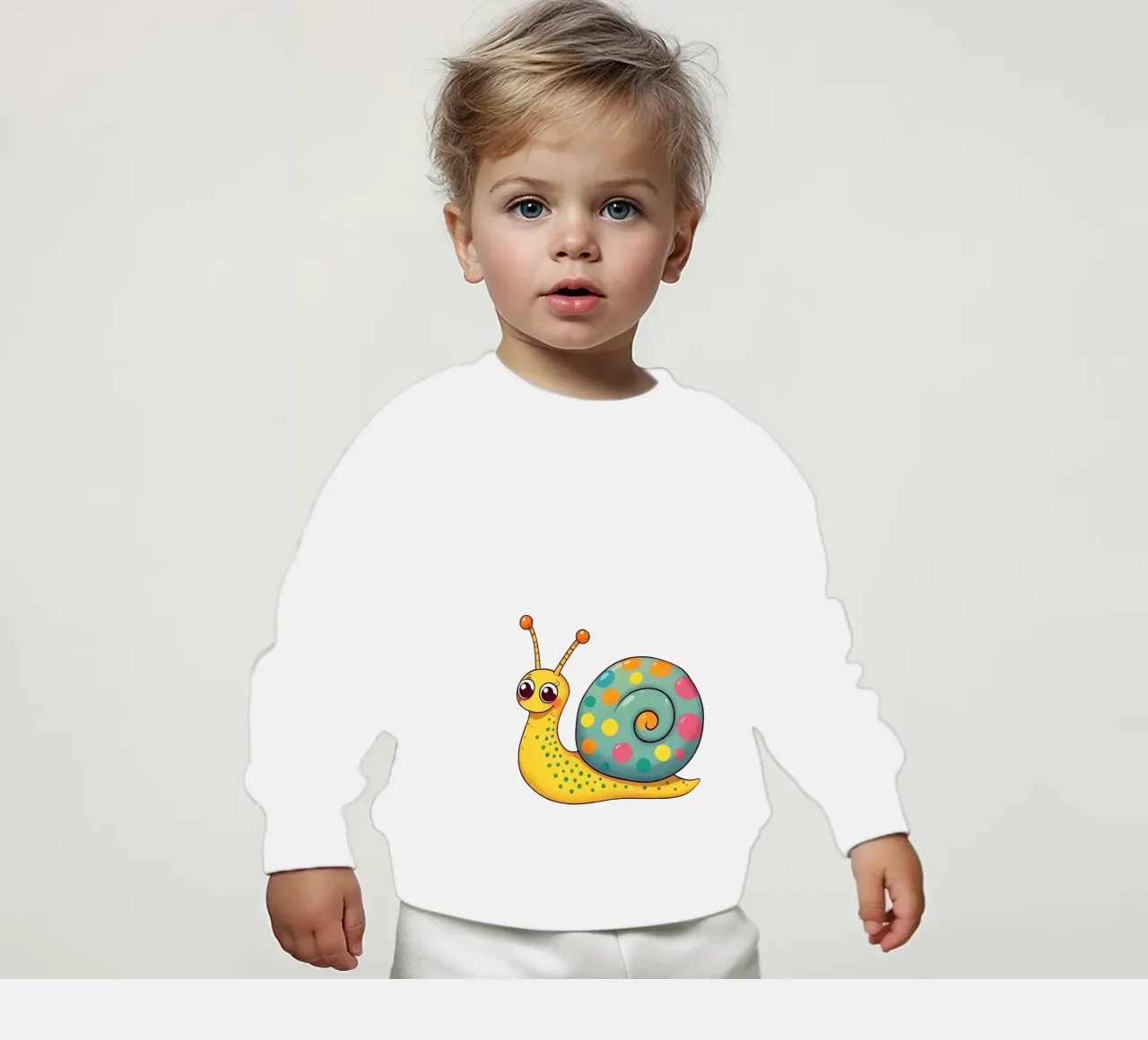 Lumaca_3a felpa neonato da Tierisch bunt by LK