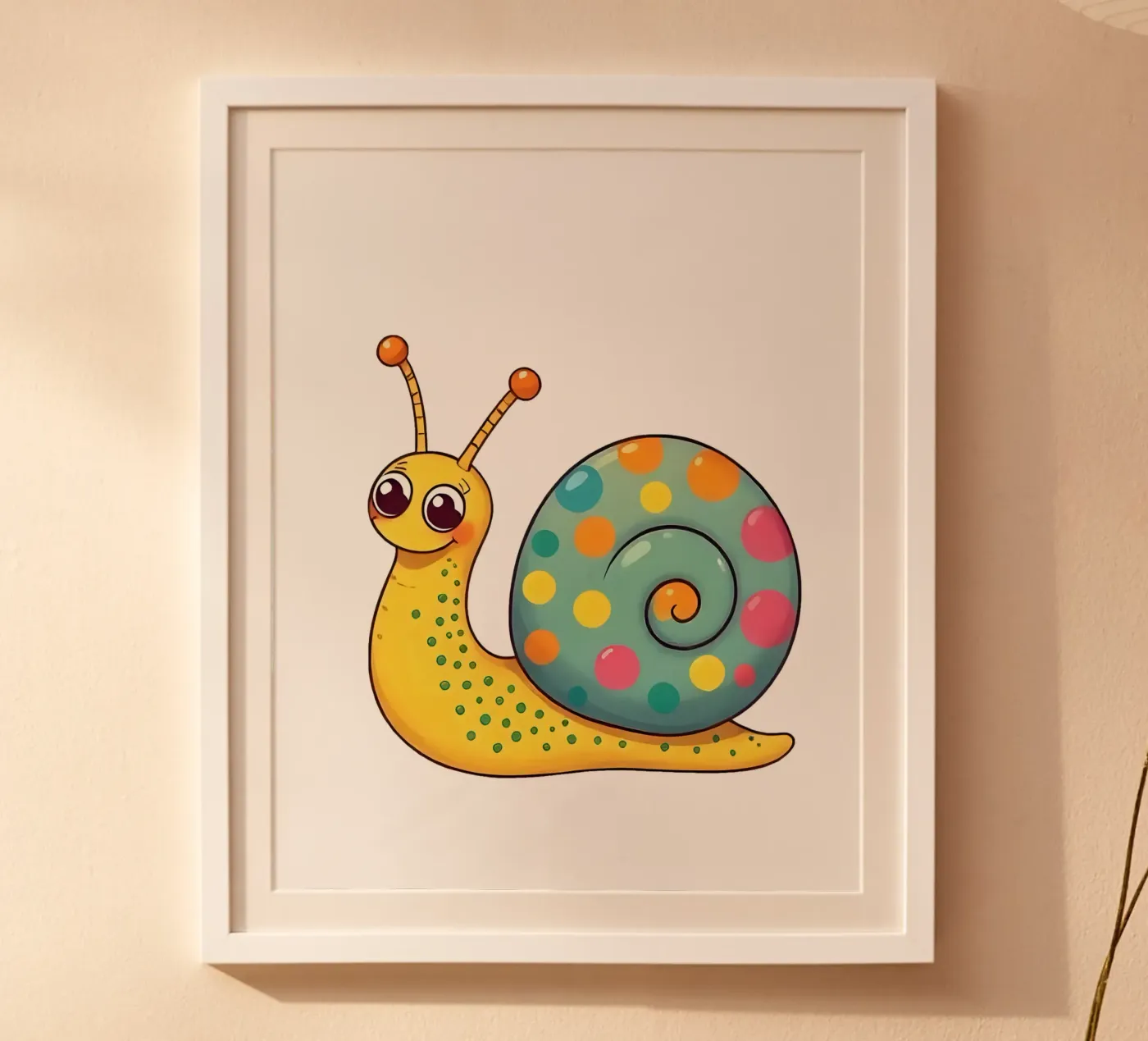 Snail_3a poster da Tierisch bunt by LK