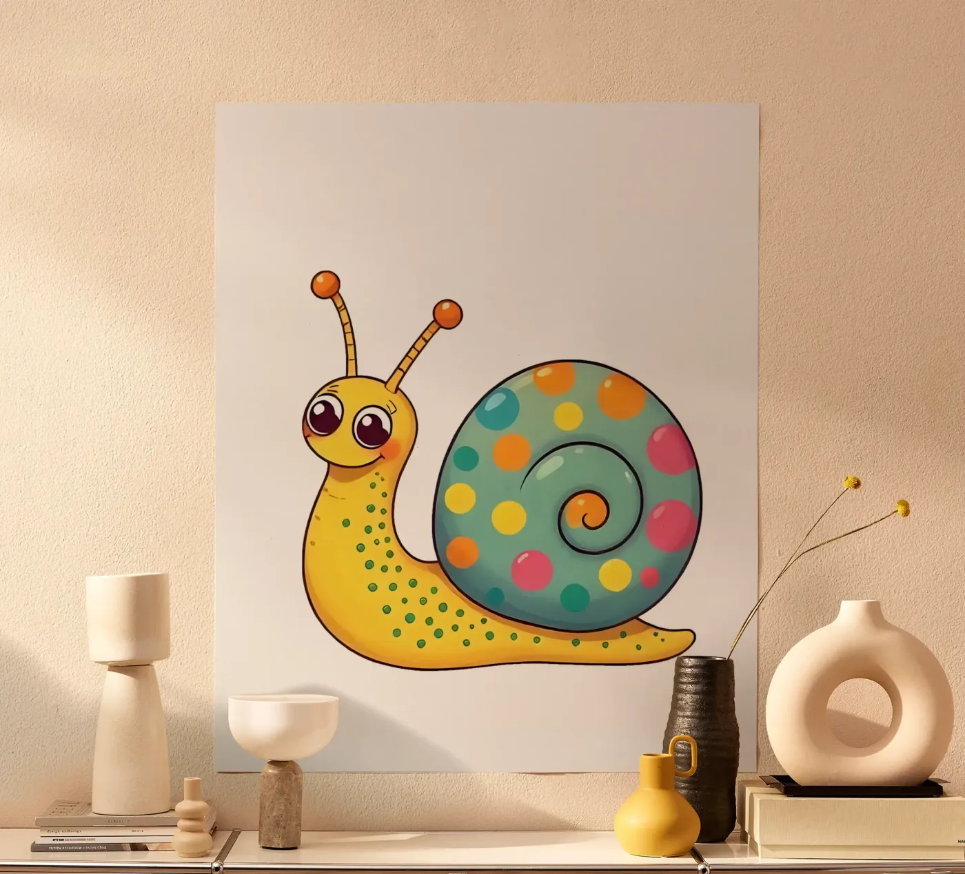 Snail_3a poster da Tierisch bunt by LK