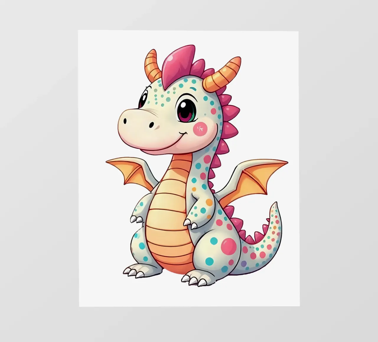 Drago_1a telo in pvc da Tierisch bunt by LK
