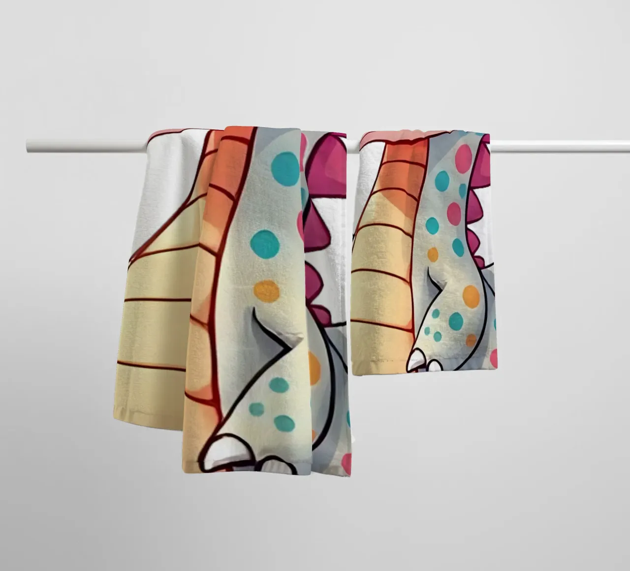 Drago_1a asciugamano da bagno da Tierisch bunt by LK