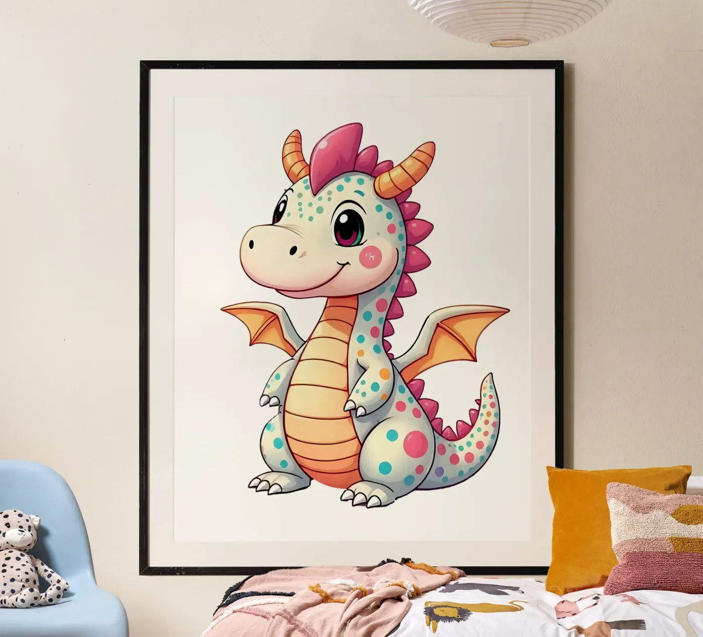 Dragon_1a poster by Tierisch bunt by LK