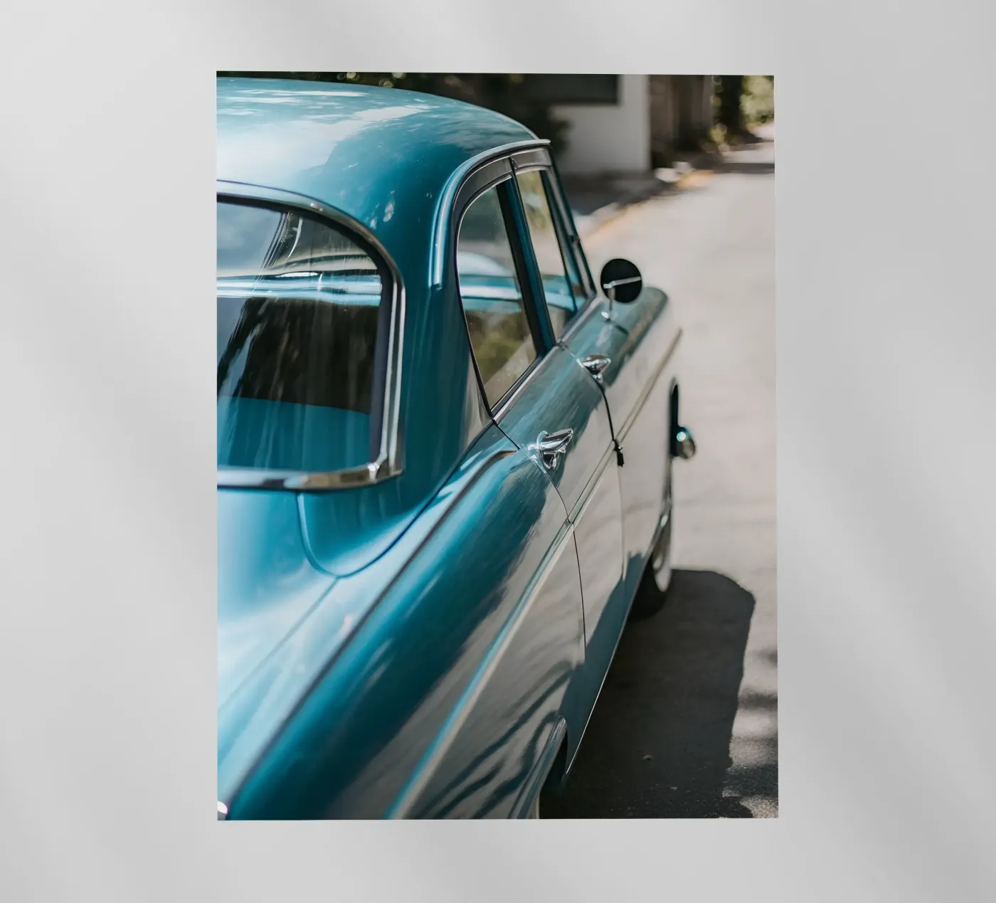 Blauer Oldtimer Backlit Folie von CAR EDITION