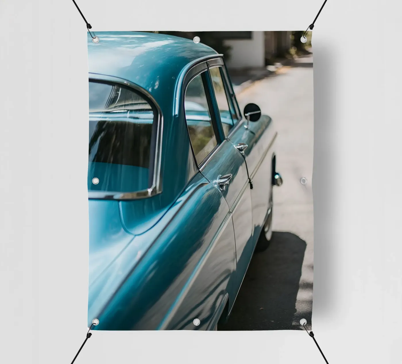 Blue Classic Car PVC Plane von CAR EDITION