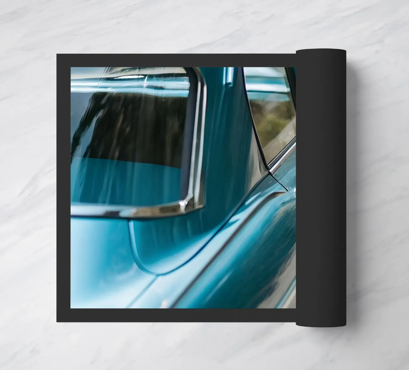 Auto d'epoca blu zerbino da CAR EDITION