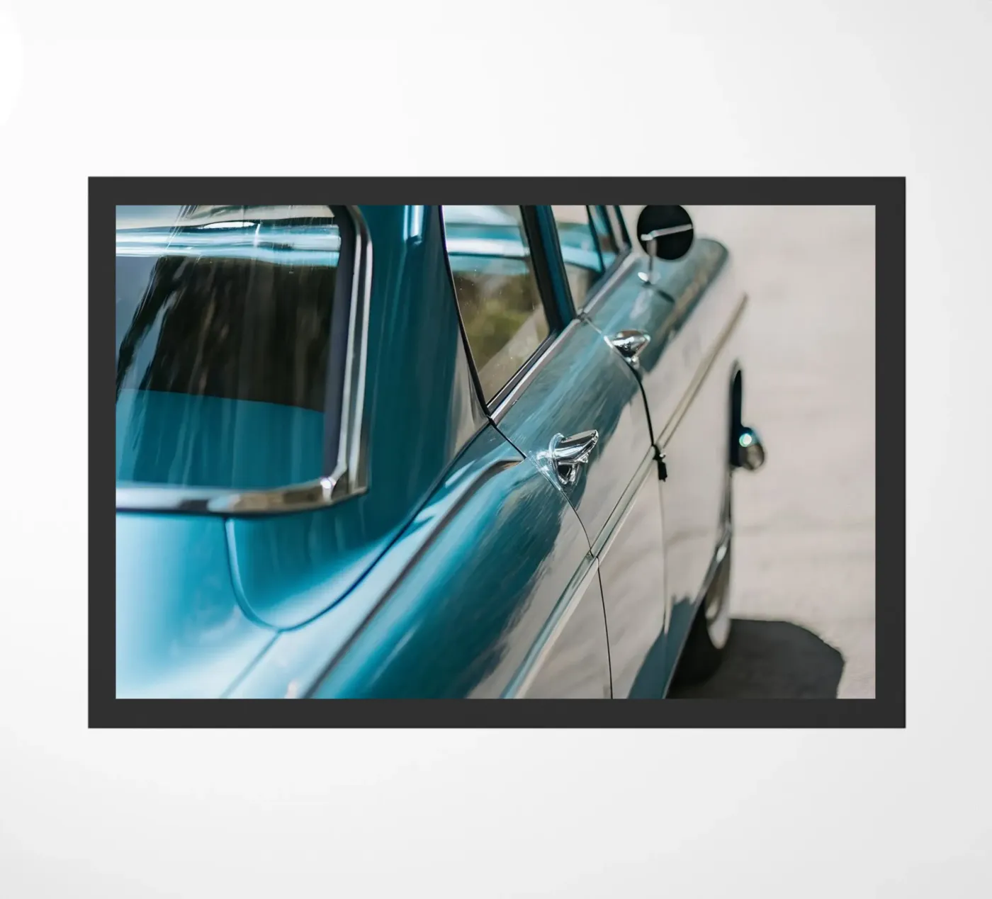Auto d'epoca blu zerbino da CAR EDITION