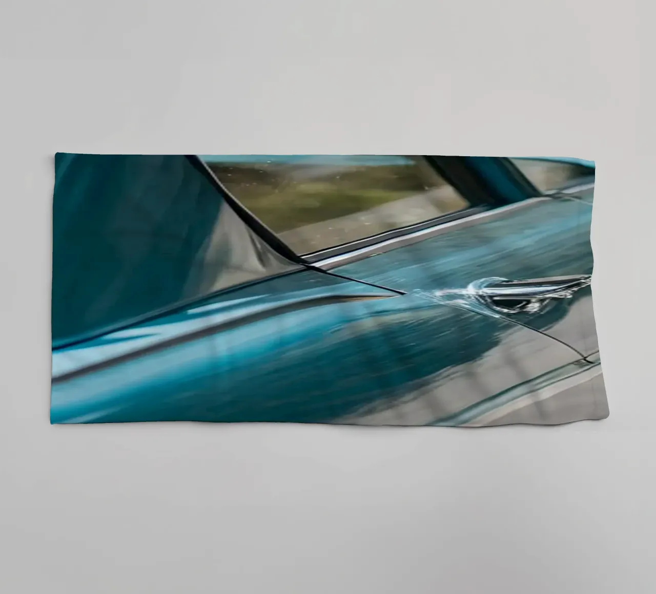 Blauer Oldtimer Handtuch von CAR EDITION