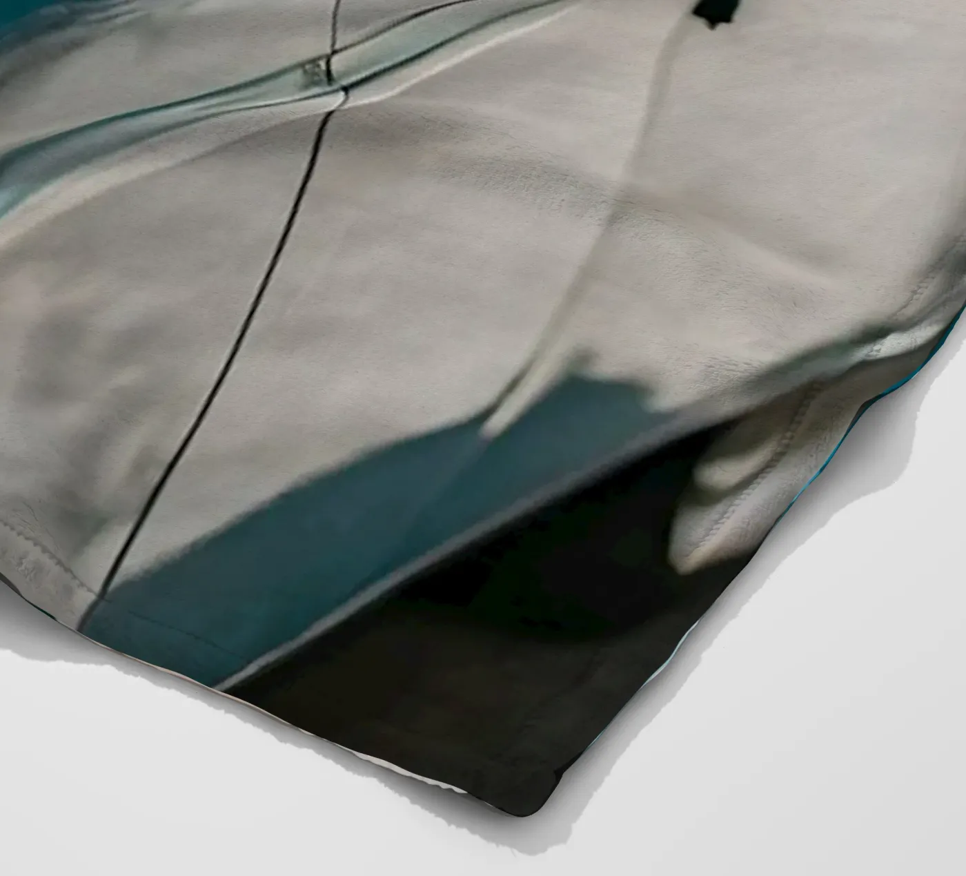 Blauer Oldtimer Fleecedecke von CAR EDITION