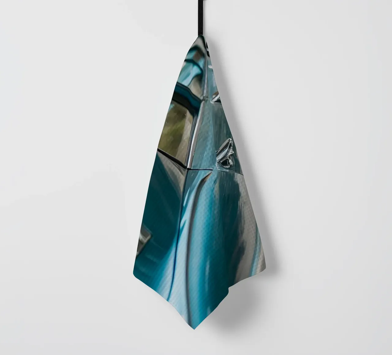 Blauer Oldtimer Geschirrtuch von CAR EDITION