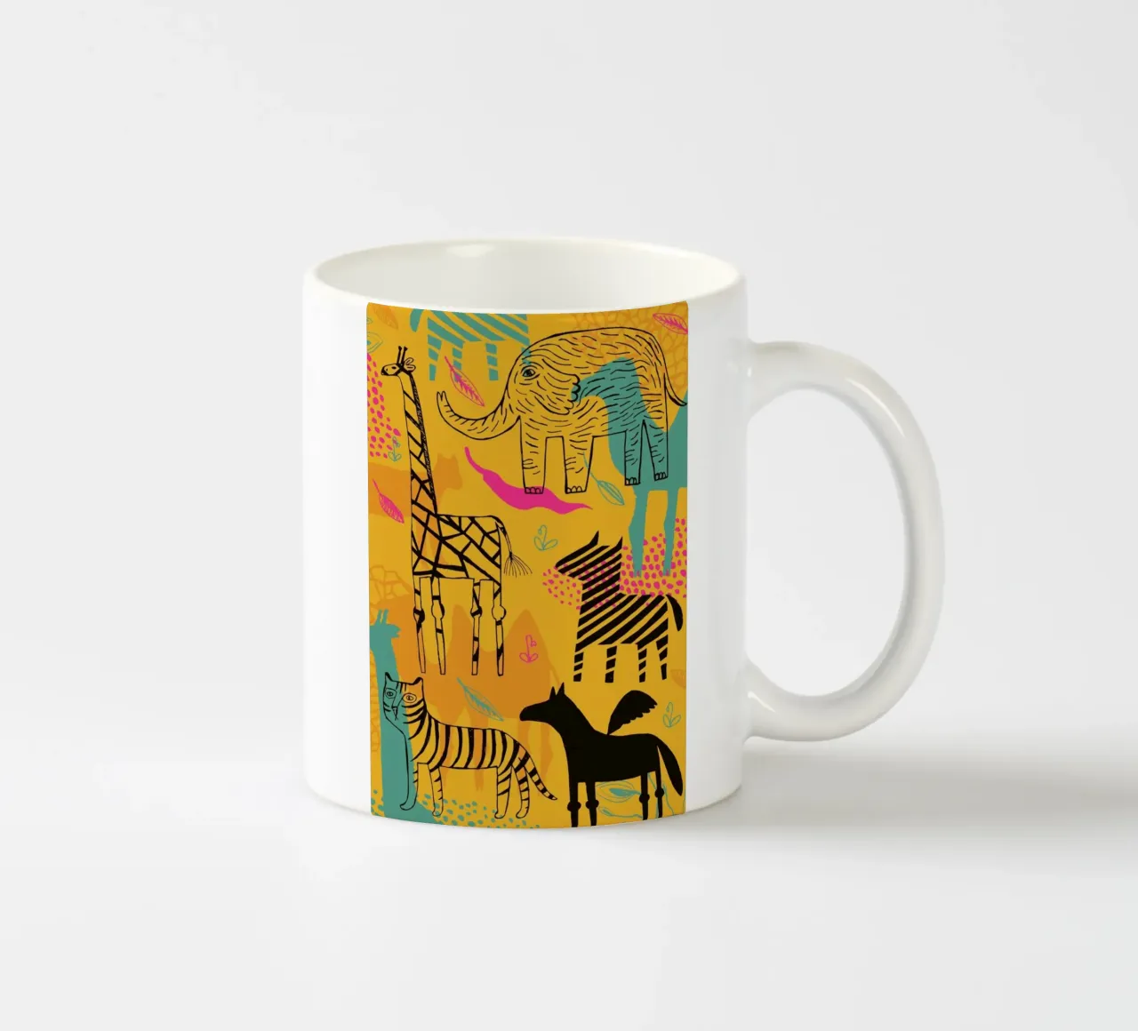 Sunshine Safari tazza in ceramica da Little Flourishes