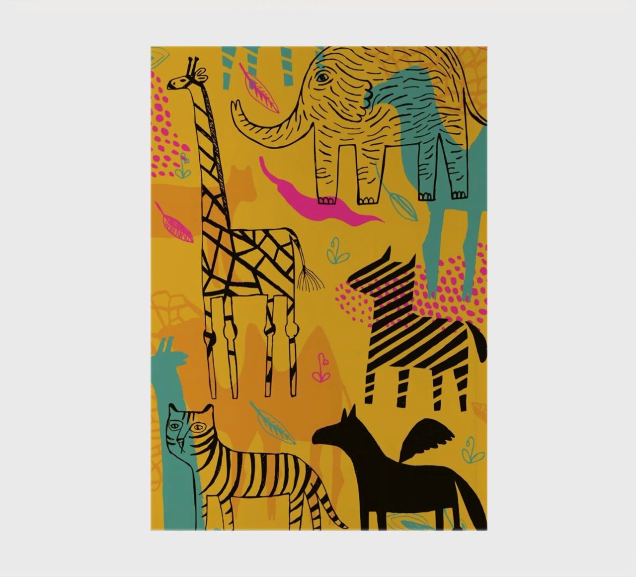 Sunshine Safari notebook by Little Flourishes