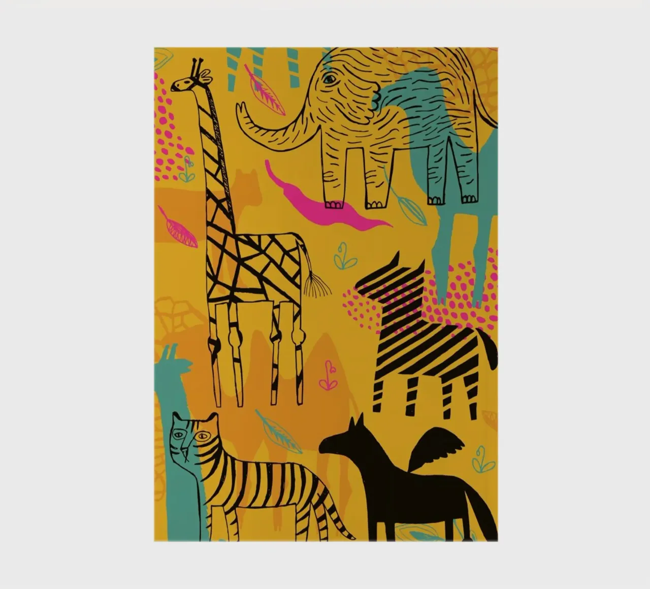 Sunshine Safari notebook by Little Flourishes
