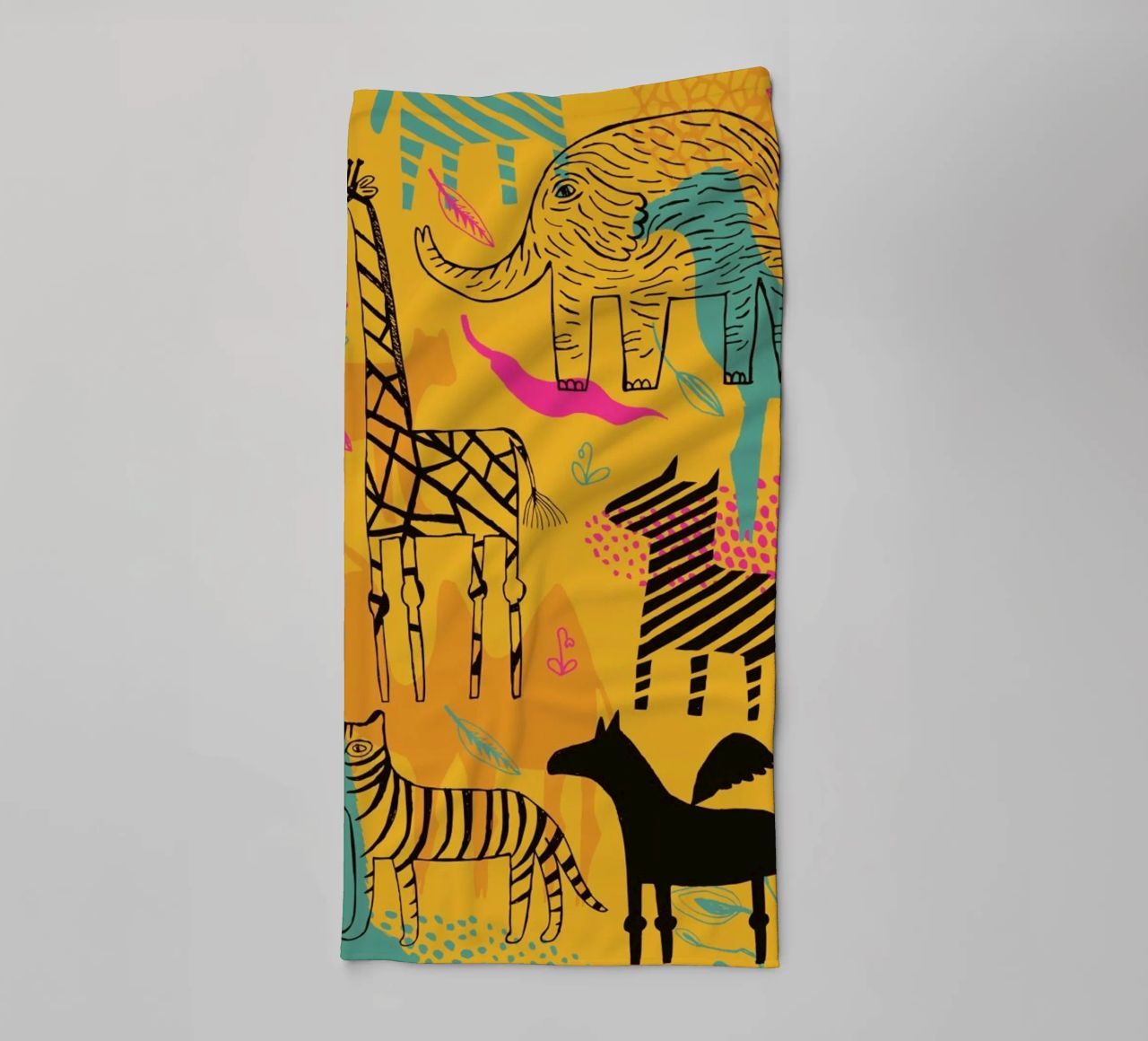 Sunshine Safari serviette de bain de Little Flourishes