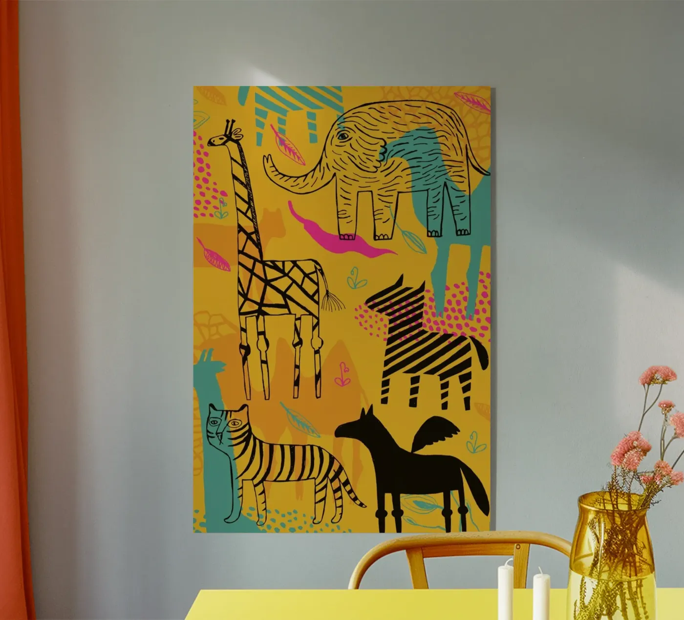 Sunshine Safari plexiglass da Little Flourishes