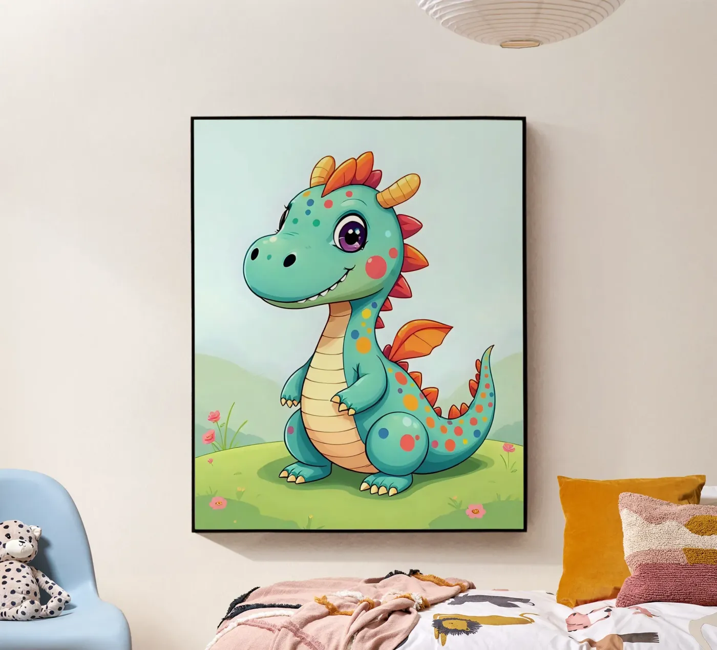 Dragon_2 Acryl-Glas von Tierisch bunt by LK