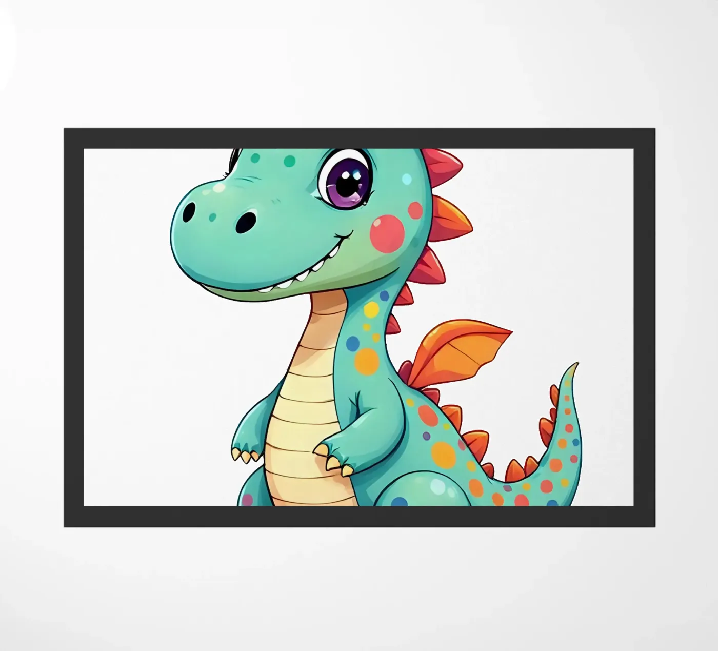 Draak_2a deurmat van Tierisch bunt by LK