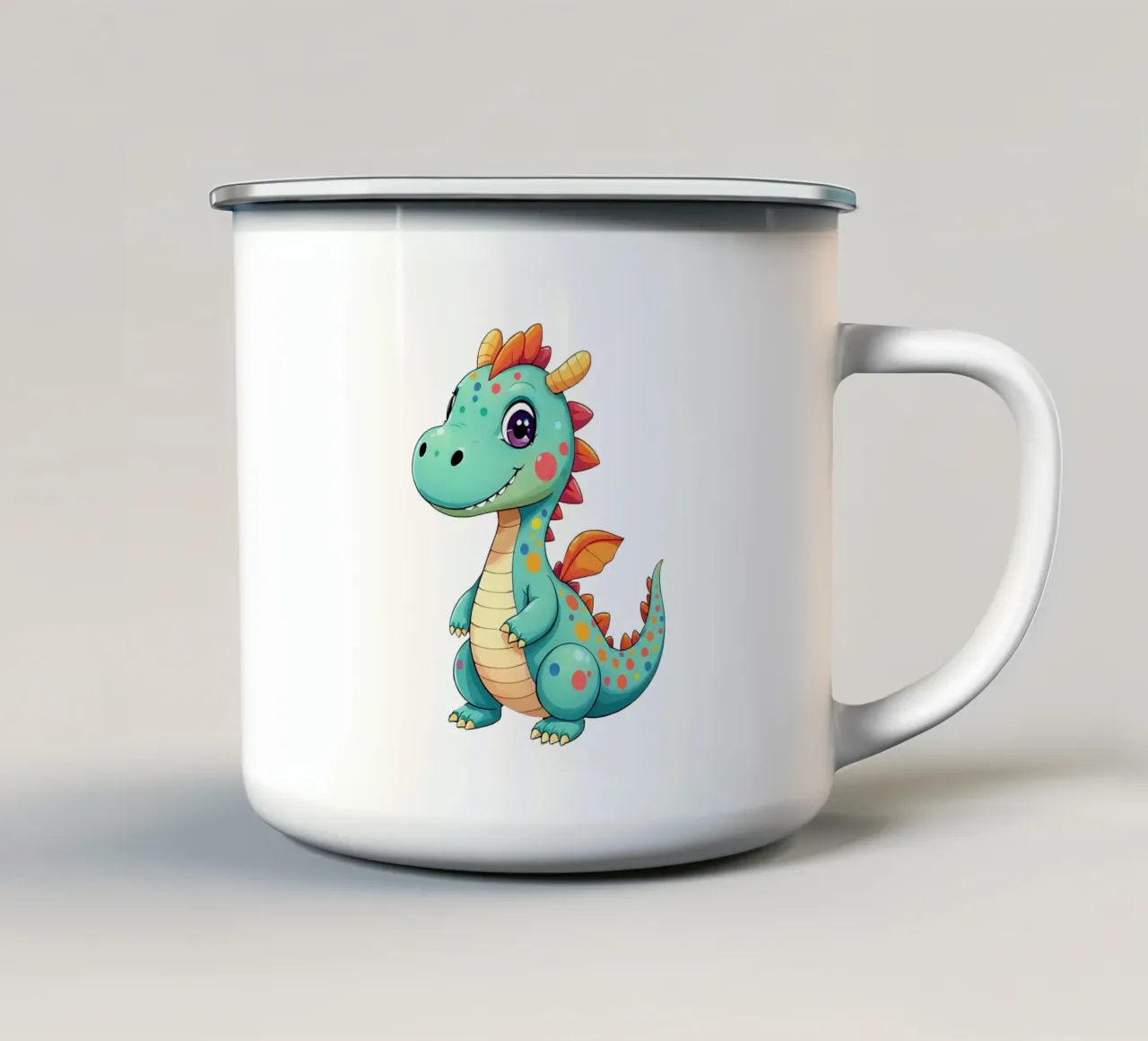 Drago_2a tazza in smalto da Tierisch bunt by LK