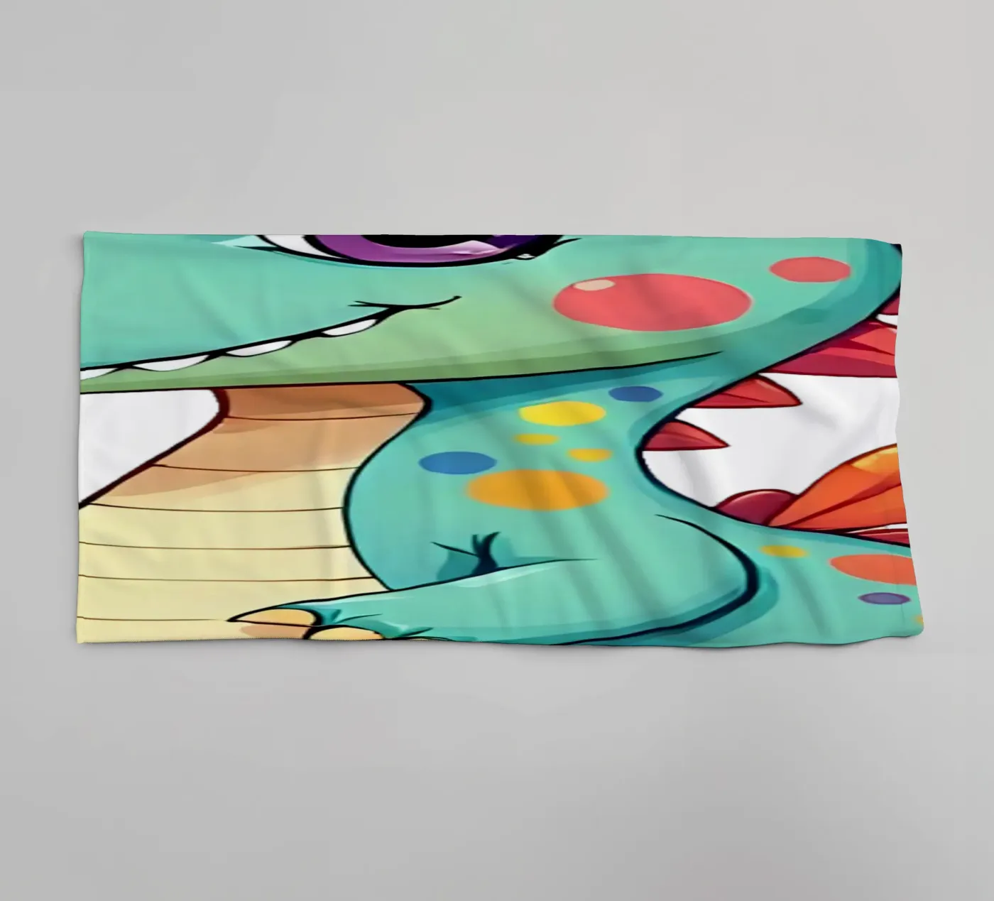 Dragon_2a towel by Tierisch bunt by LK