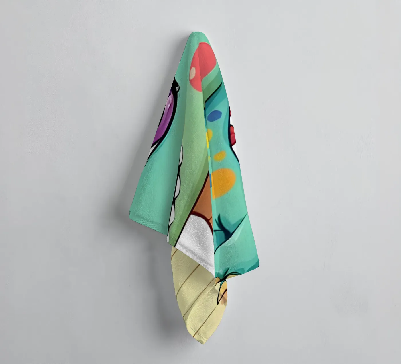 Dragon_2a towel by Tierisch bunt by LK