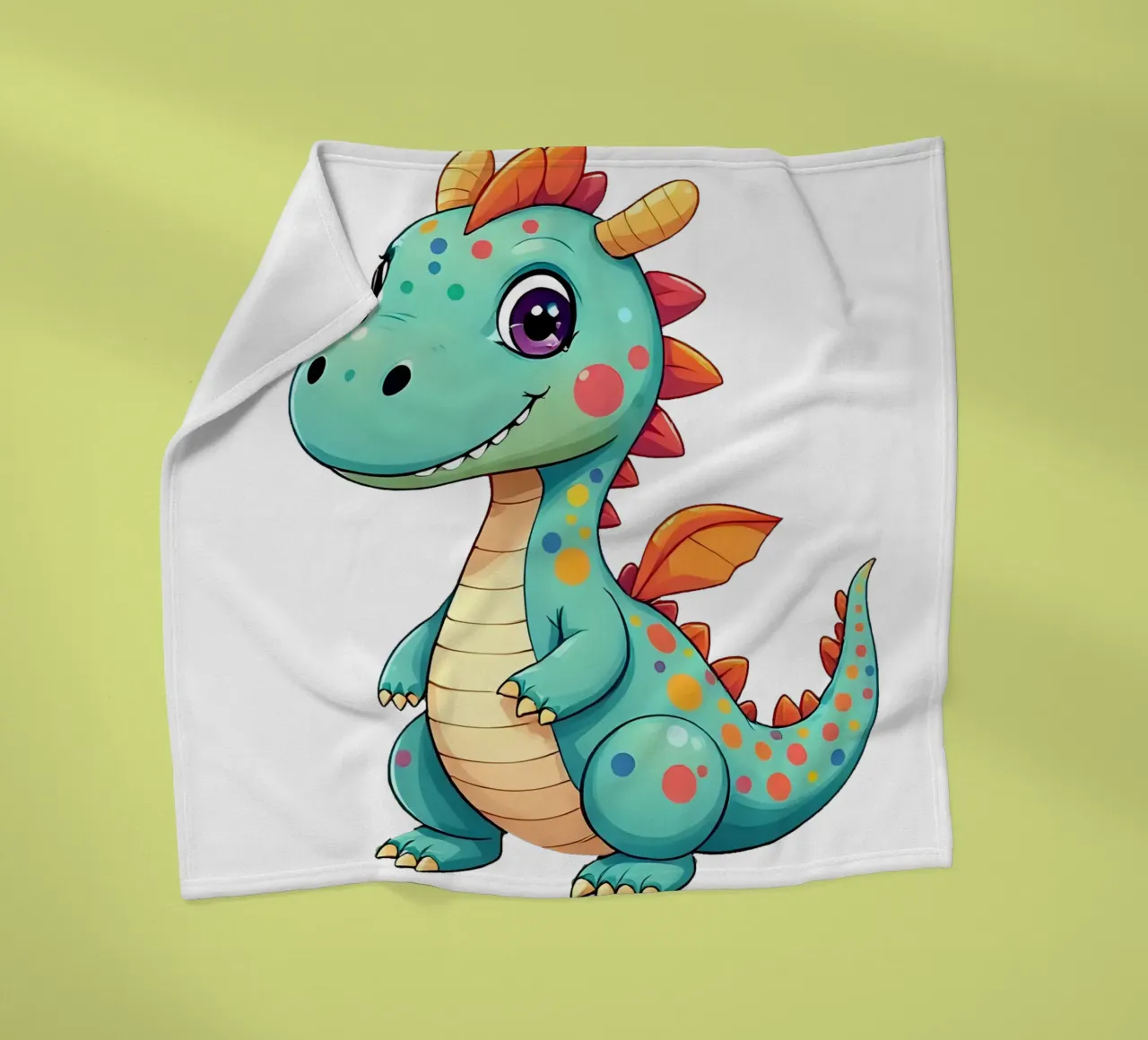 Drago_2a coperta in pile da Tierisch bunt by LK
