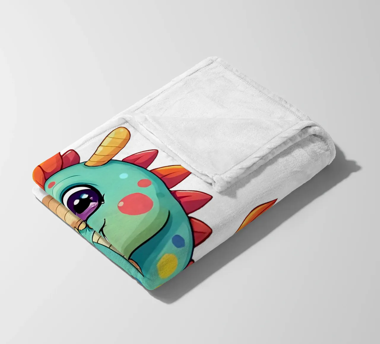 Drago_2a coperta in pile da Tierisch bunt by LK