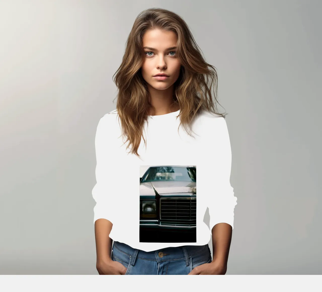 Frontale nero per auto d'epoca felpa da CAR EDITION