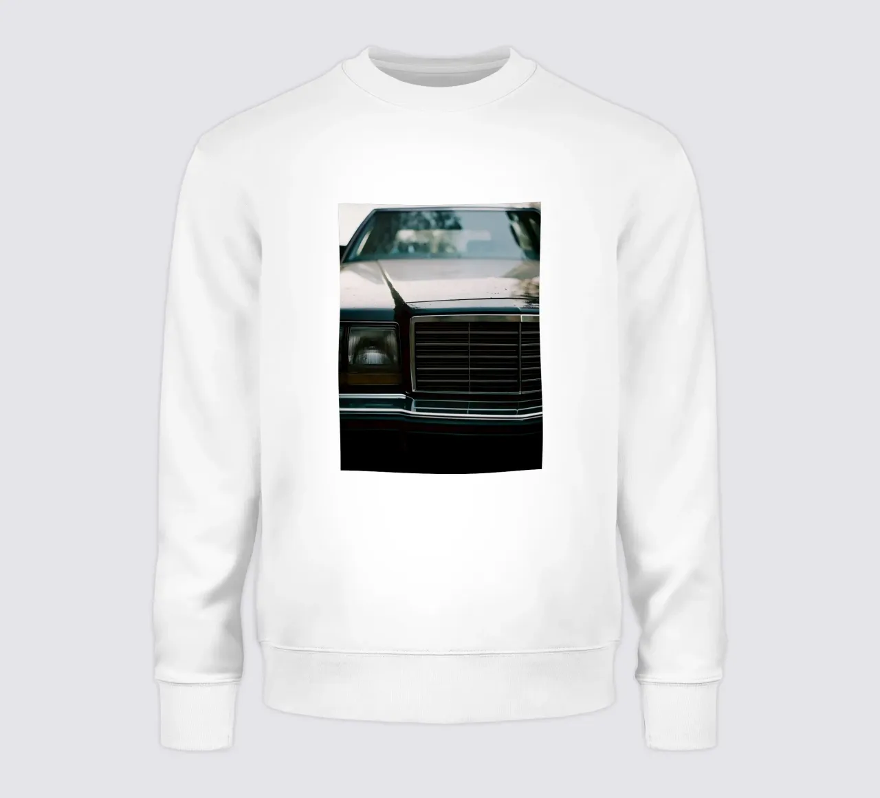 Frente de coche clásico negro sudadera de CAR EDITION