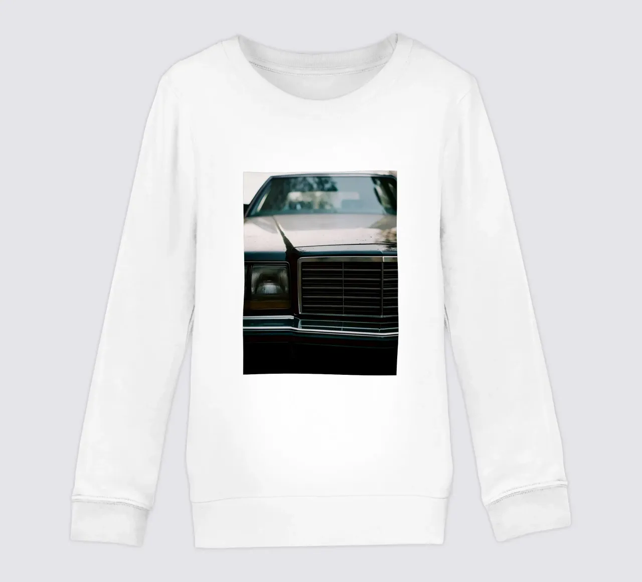 Frontale nero per auto d'epoca felpa bambino da CAR EDITION
